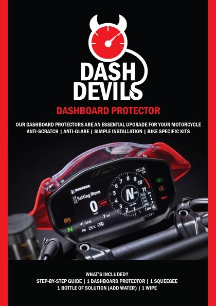 Dash Devils Dashboard Protector:TRIUMPH TIGER 1200 2022+ / TIGER 900 2024+