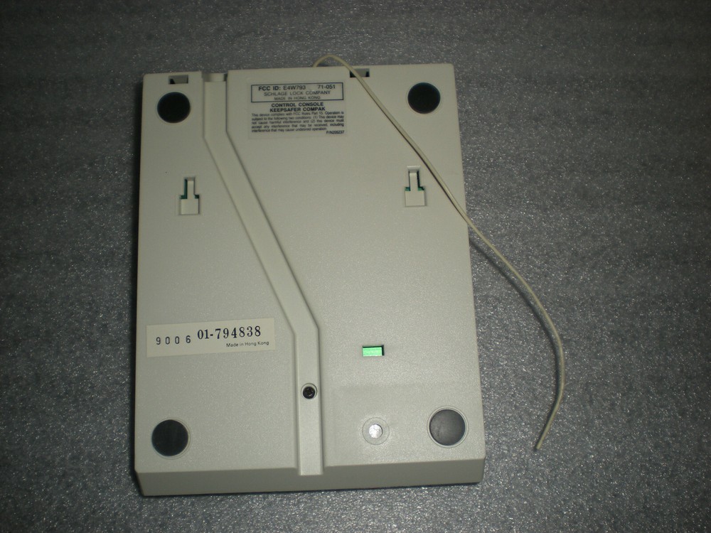 New SCHLAGE Keepsafer Compak Control Console unit Base 71-051 N205237 E4W793