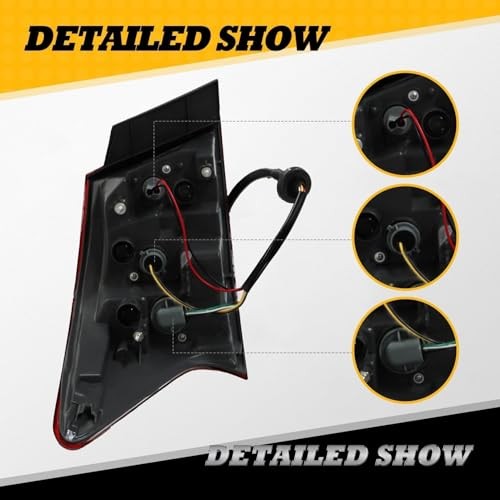 NI2805100 Outer Tail Light Assembly w/Bulbs Passenger Side Compatible with