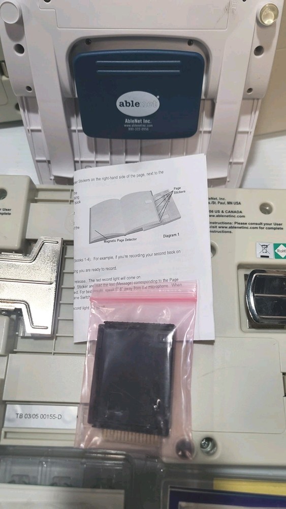 Ablenet Bookworm Literacy Tool Educational Devices & Memory Modules Lot Untested