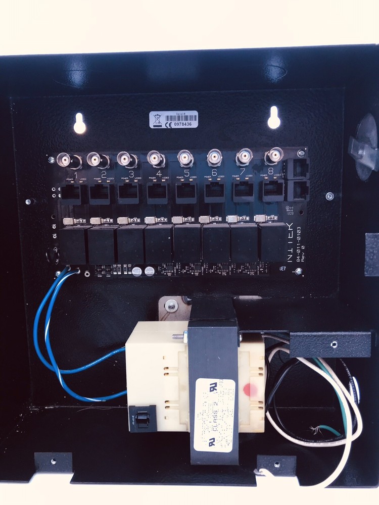 Nitek PV824 Power Video Data Distributor Power Camera Security Coax