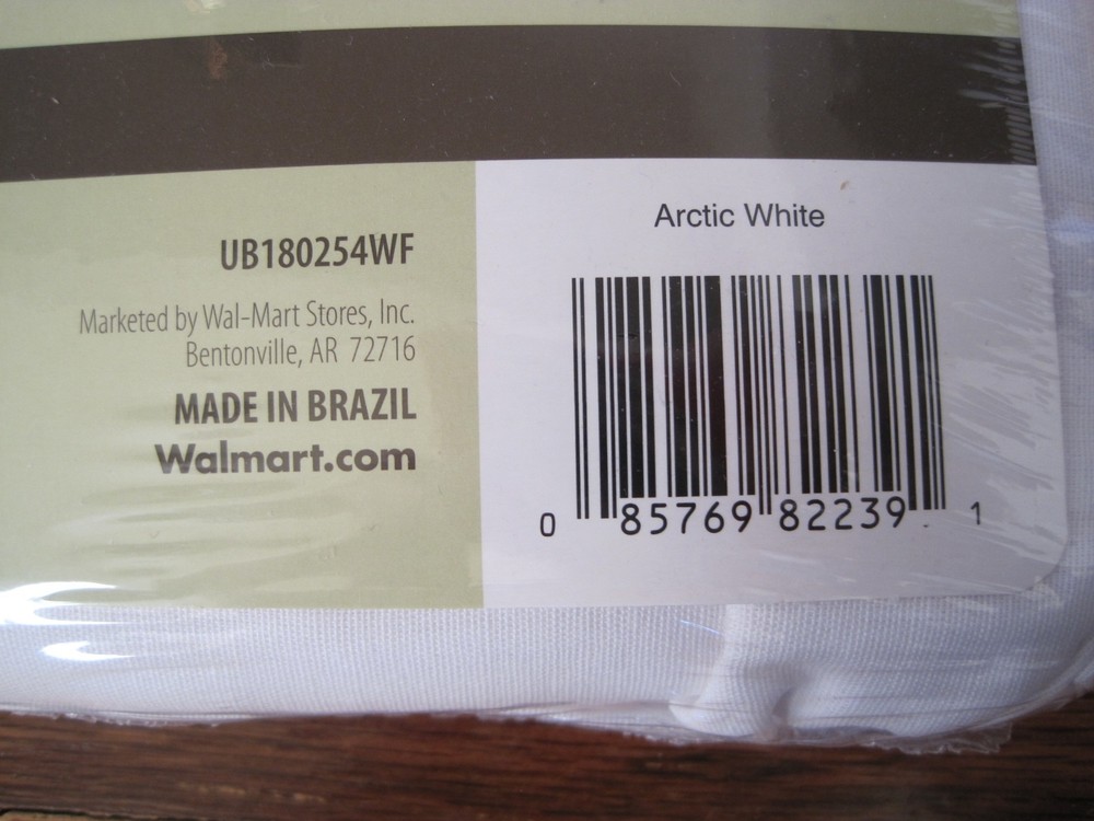 Full Flat Sheet White 130 Thread Count NIP