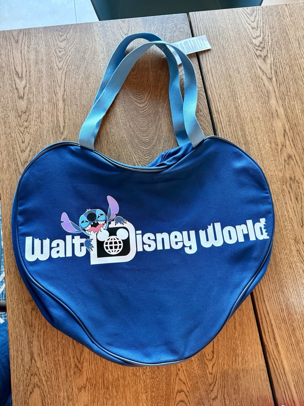 Disney Parks Walt Disney World Stitch Canvas Tote Bag New With Tags