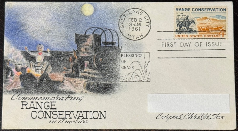 FDC Commemorating : RANGE CONSERVATION w/Personalized Cachet