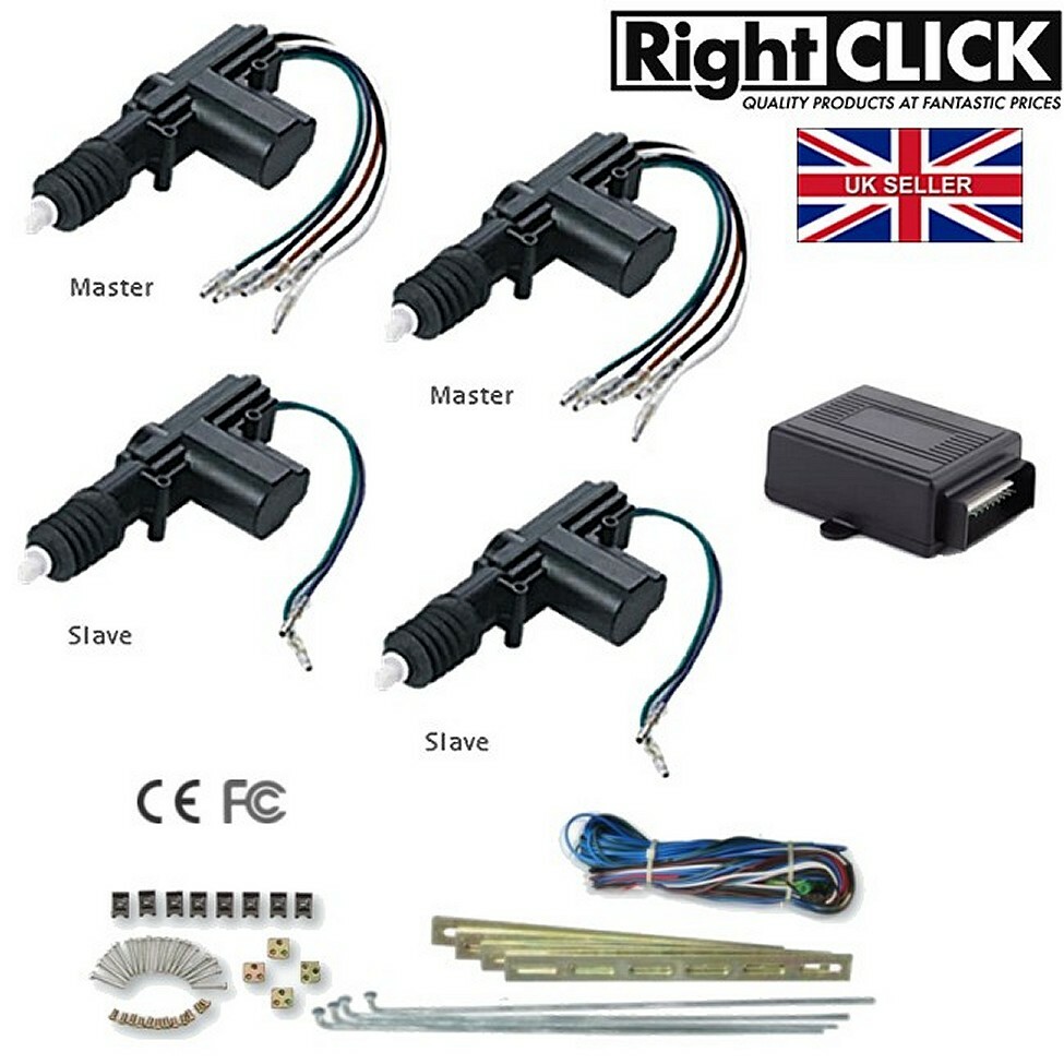 4 Door Central Locking Kit (2 Master + 2 Slave) CL2M2S