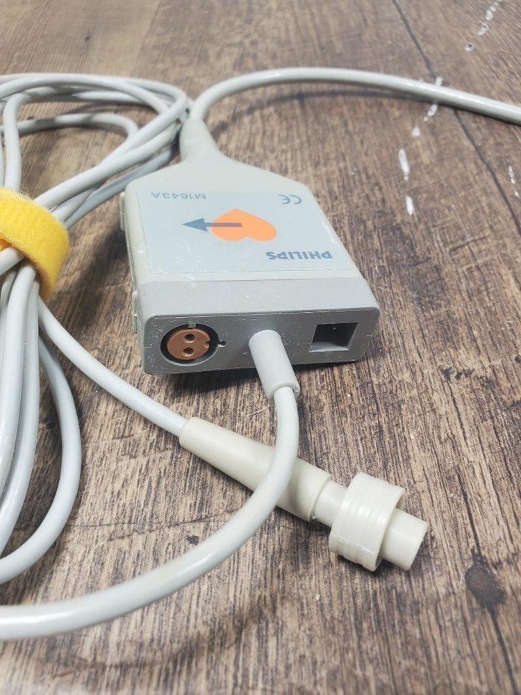 W89 ♻ Philips REF M1643A Cardiac Output Cable 4.8m ♻