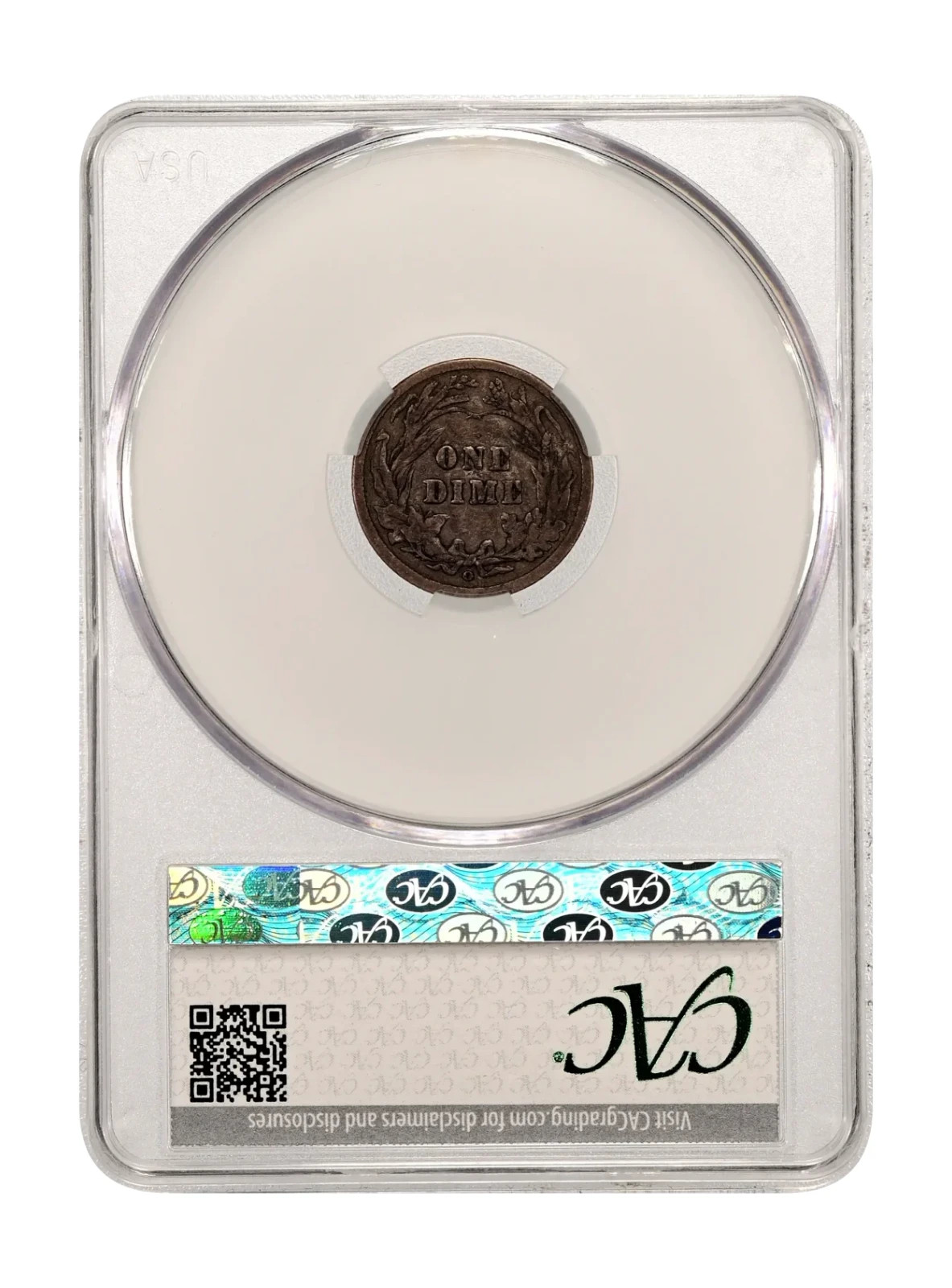 1905 o Micro o Barber Dime Graded VG-10 by CACG - Nice!!