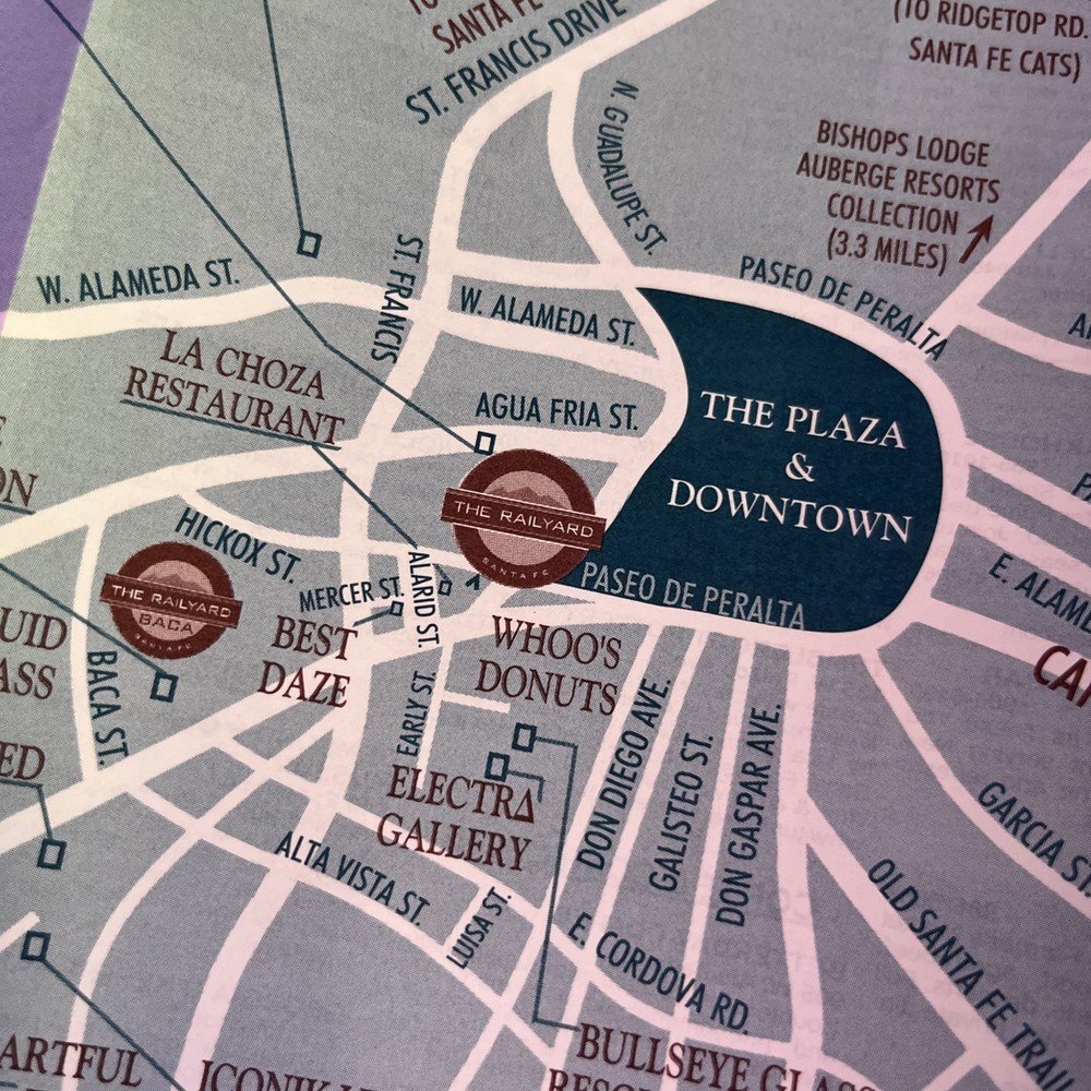 Santa Fe Walking Map 2025-2026
