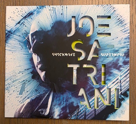 Joe Satriani Signed Autographed Shockwave Supernova CD case with CD
