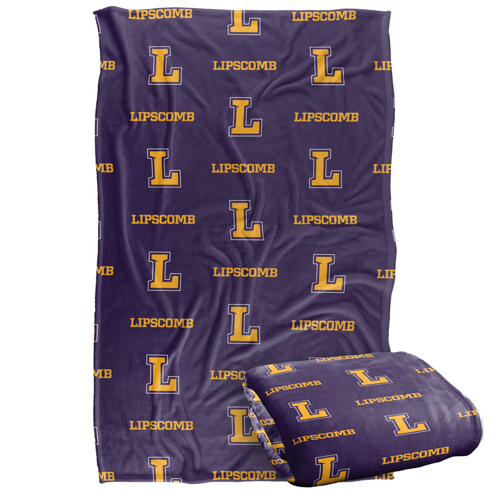 Lipscomb University Logo Pattern Silky Touch Super Soft Throw Blanket