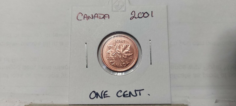 @@@ A SUPERB 2001 CANADA ONE CENT  @@@