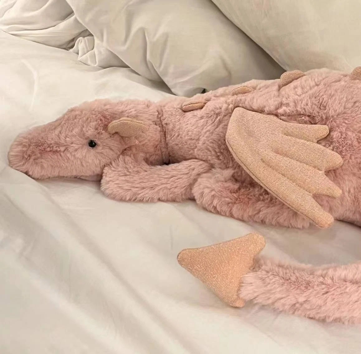 Jellycat Rose Dragon Plush Soft Stuffed Dragon Toy Cute Gift