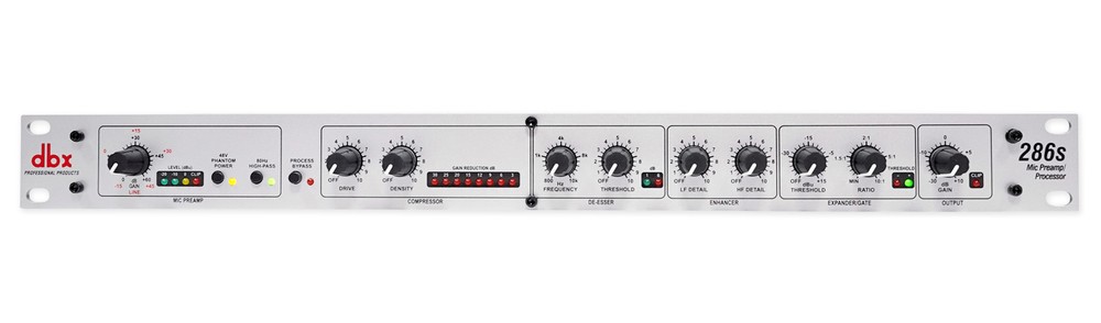 DBX 286S Microphone Mic Pre-Amp Processor 286 S, Phantom Power+Condenser Mic
