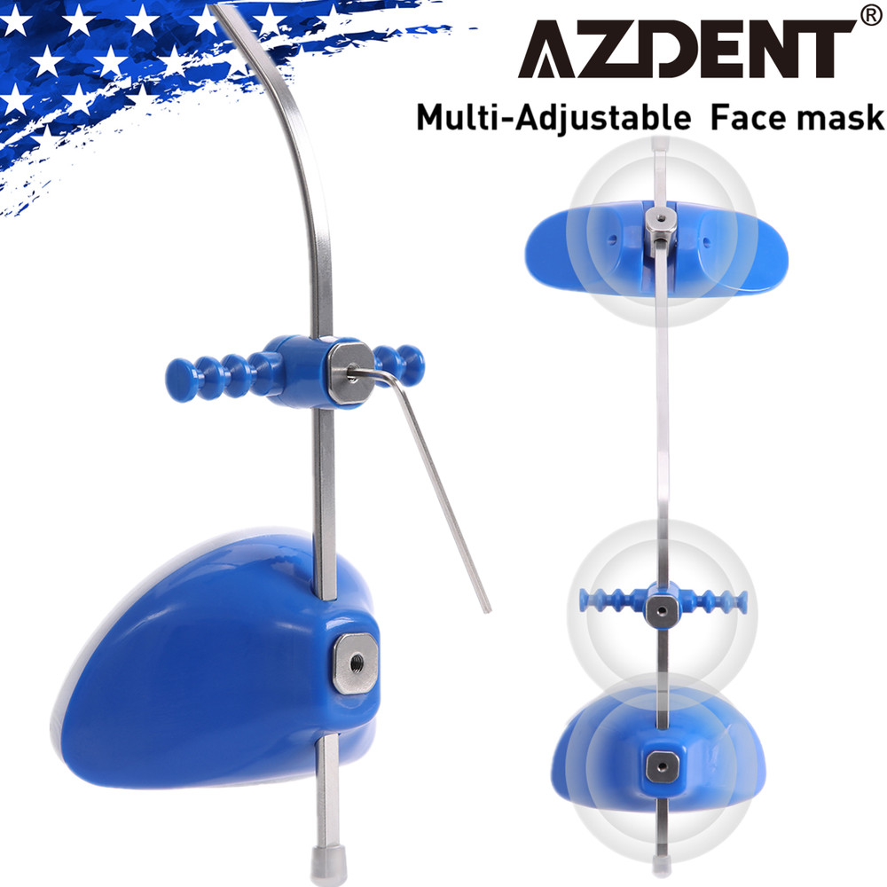 Dental Orthodontic Reverse Forward Pull Headgear Single Lever Adjustable