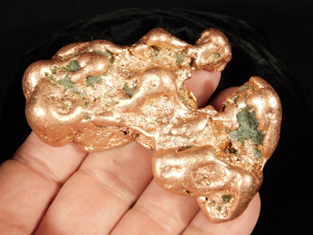 Big! Super Heavy Solid COPPER NUGGET or Native Copper Float Michigan 201gr