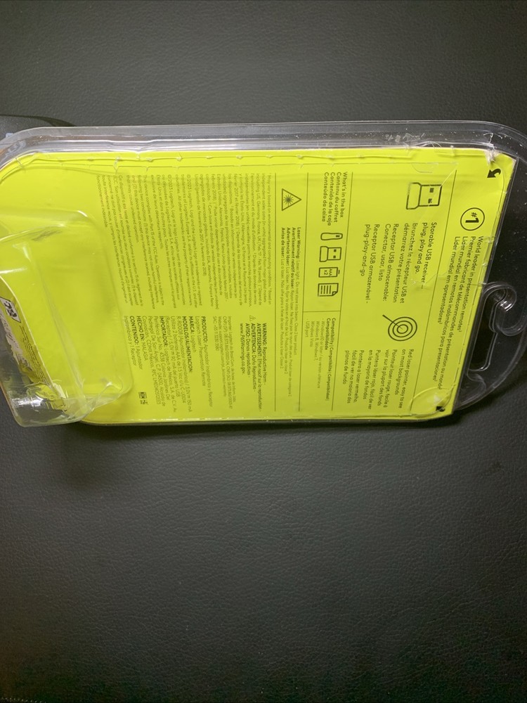 Logitech Laser Presentation Remote NEW