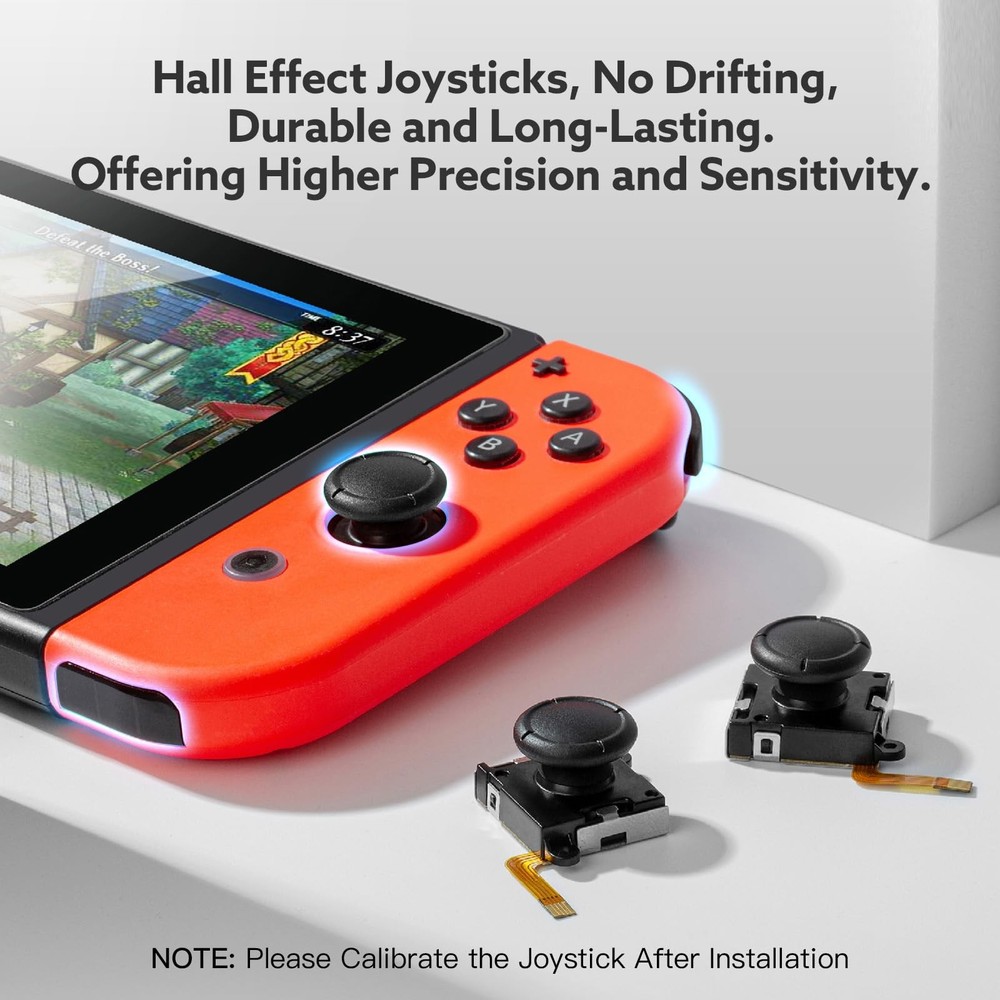 TMR Hall Effect Joystick for Switch JoyCon, OLED & Lite - No Drift Replacement