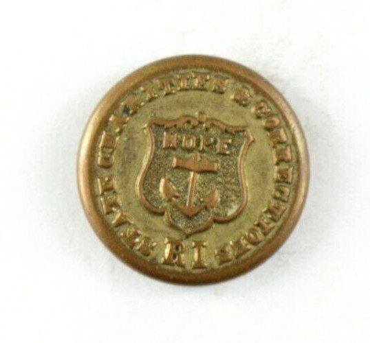1890's Rhode Island Corrections Prison Guard Original Button L8D