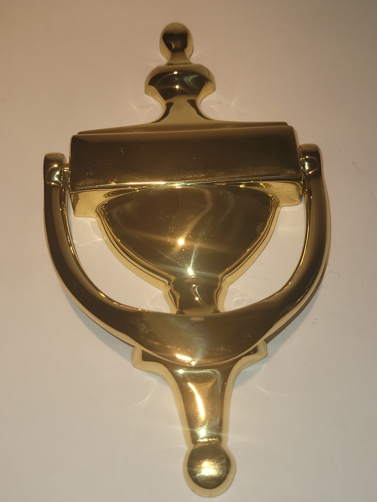 Vintage Baldwin Brass Solid Brass Door Knocker Colonial Style Nice!