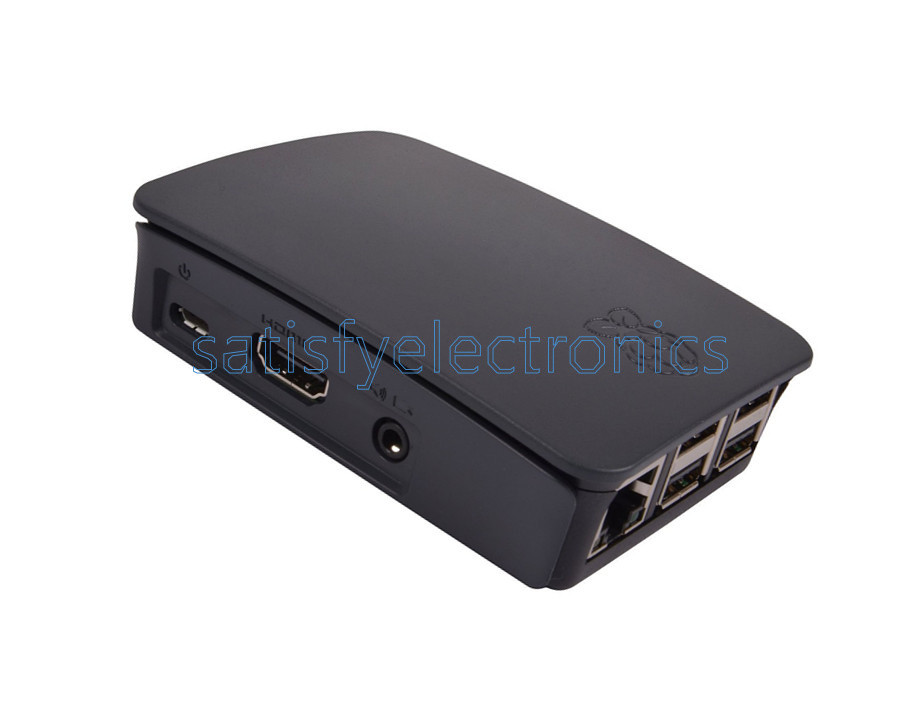 Official Raspberry Pi 3 Case Enclosure ABS Box Cover Black For Raspberry Pi 3