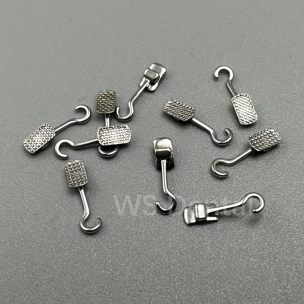 Dental Orthodontic Crimpable Hook Sliding Hooks Vertical Bonding Left Right