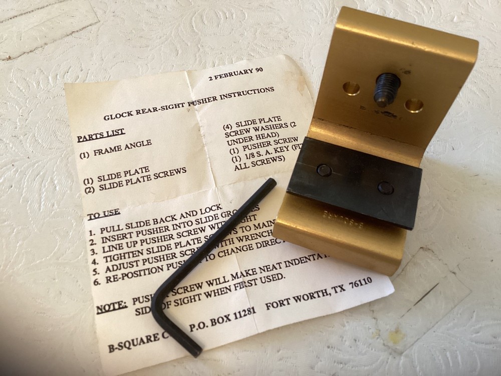 B Square Glock Rear Sight Pusher