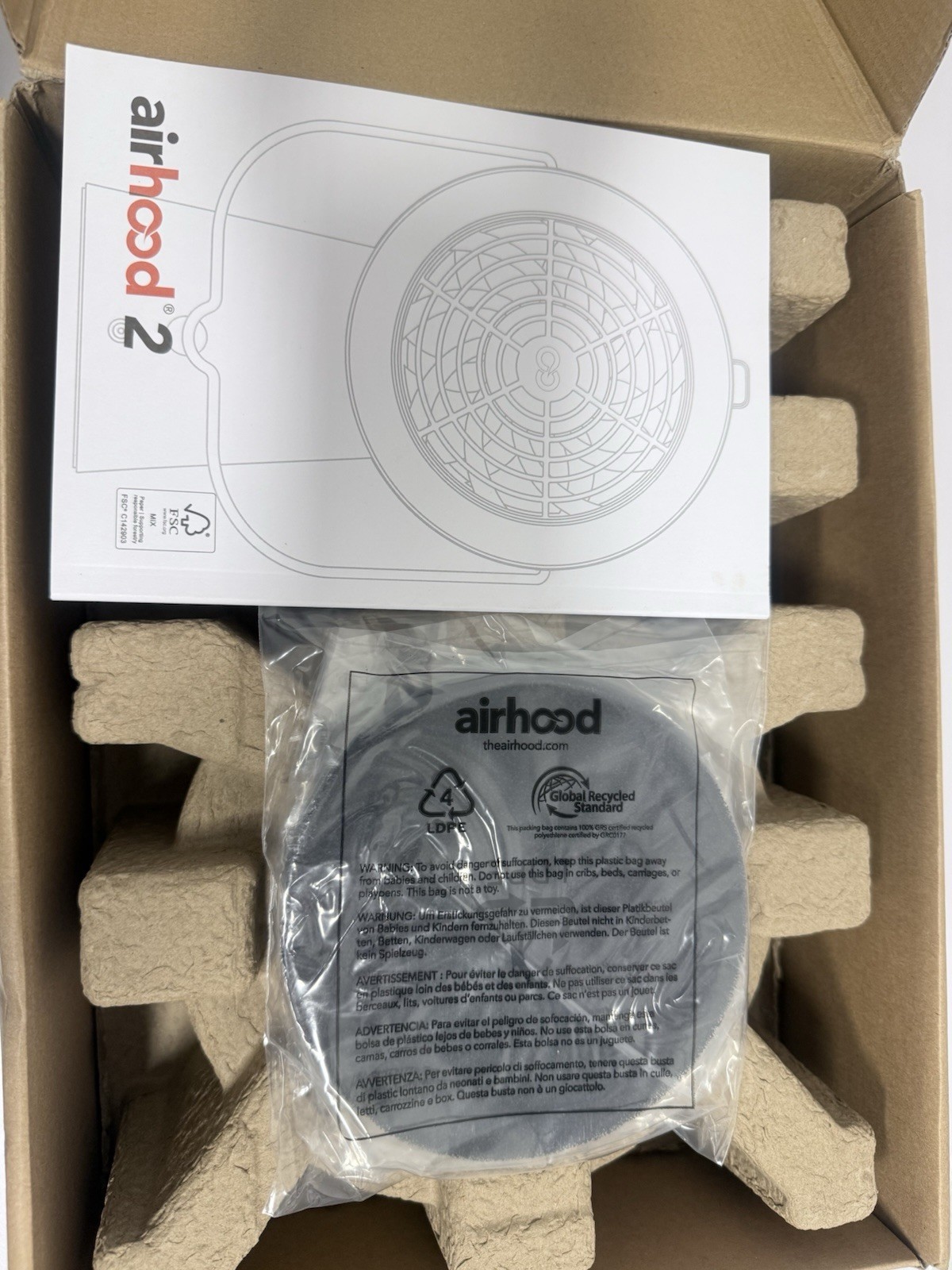 AirHood 2- Portable Kitchen Air Cleaner