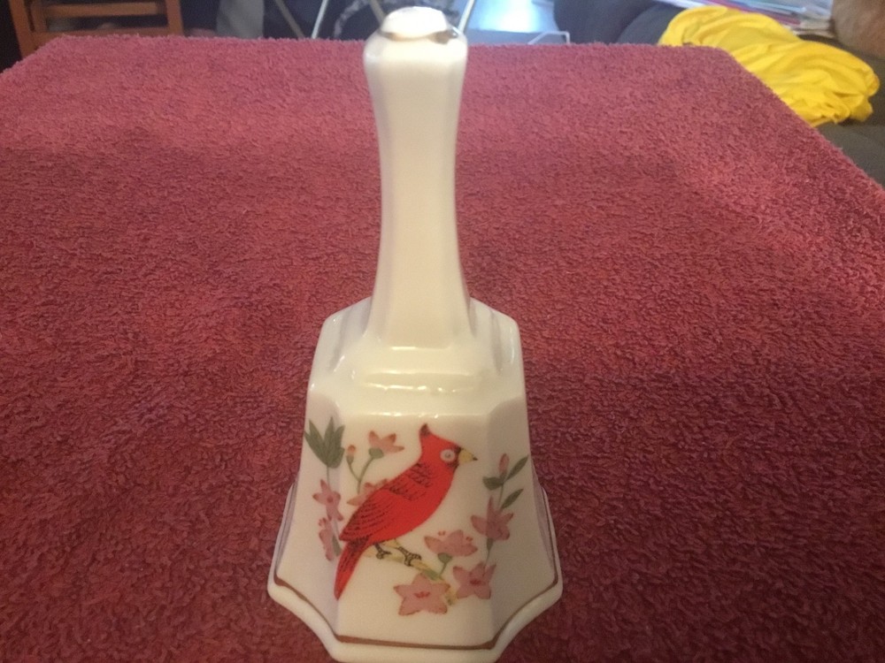 Red Bird Ceramic Bell