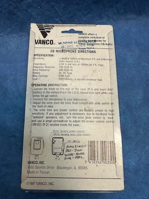 Vanco Echo/Power Mike model CBM6SBE