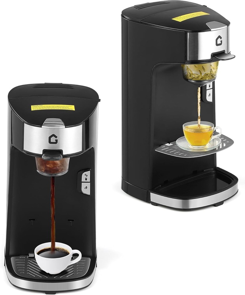 Single Serve Coffee Maker K Cup Machine Fast Brew 8-12oz One Button Compact Size