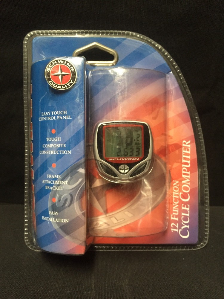 SCHWINN WIRED 12 FUNCTION BIKE CYCLING COMPUTER SPEEDOMETER TRIPMETER ODOMETER