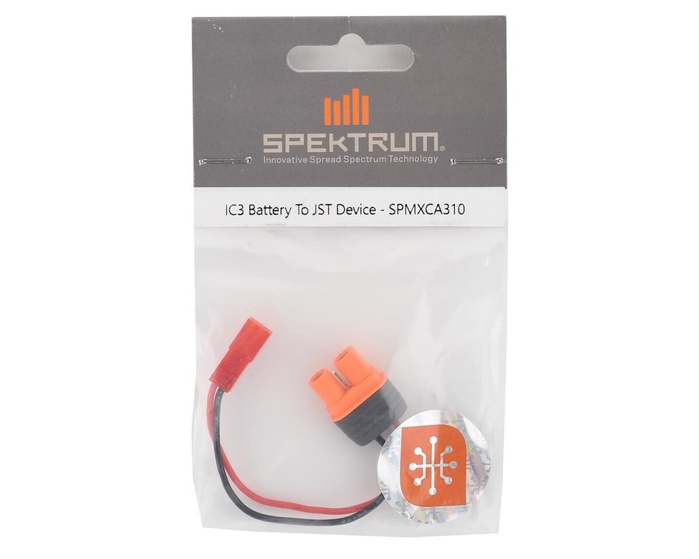 Spektrum RC IC3 Battery to JST Device Adapter ﻿E-flite