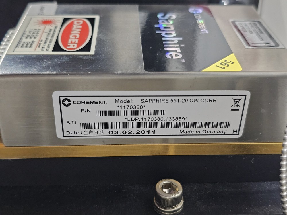 Nikon D-Eclipse C1 Confocal Microscope System w/Coherent Sapphire Laser Unit