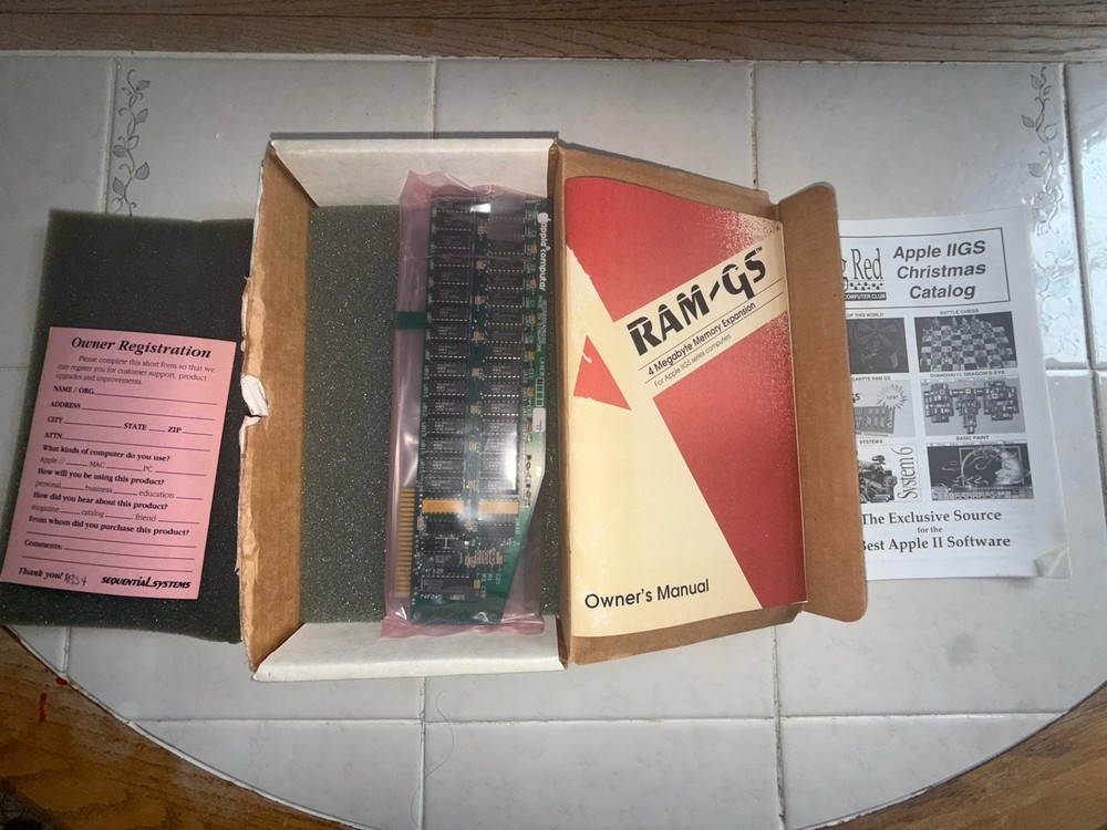 Apple 1 megabyte card