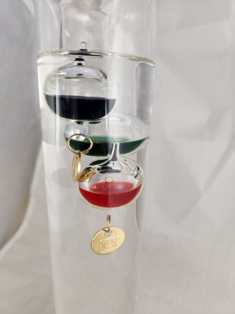 Galileo Thermometer (11 inches tall)
