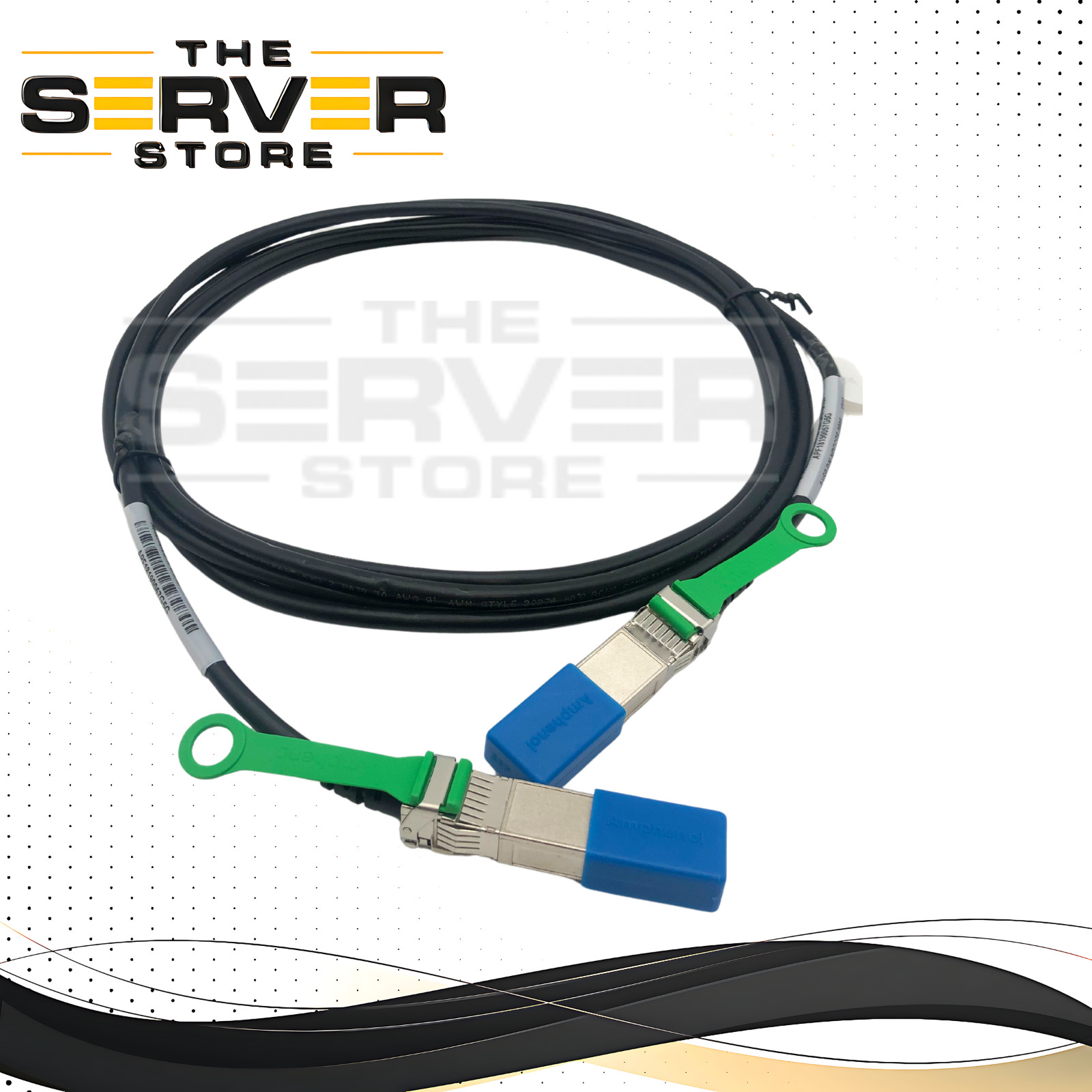 Amphenol 10G/25G SFP+ SFP28 DAC 3m Twinax Cable NDCCGF-0005