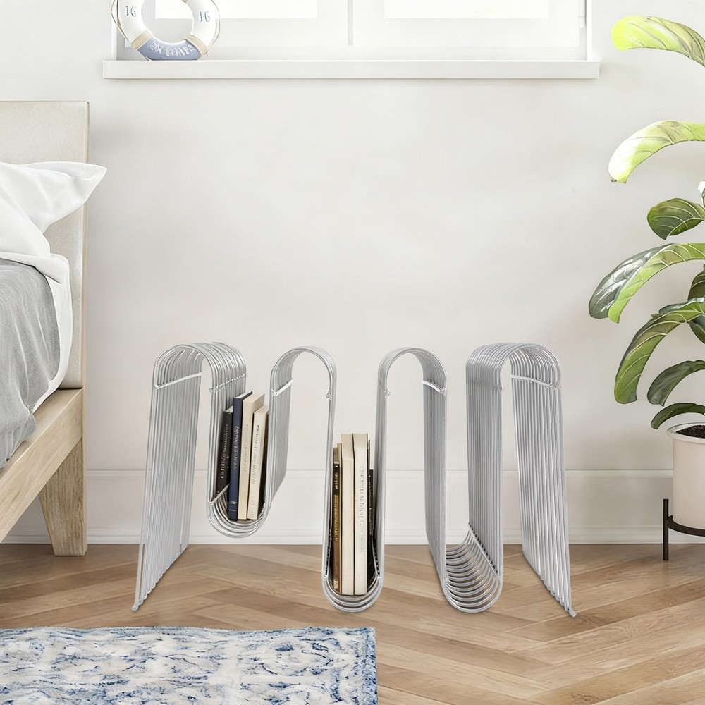 Modern Side Table Iron Side Table M-shaped Side Table 43*30*30cm End Table