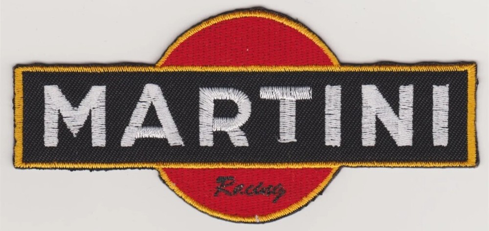 Martini Racing Embroidered Hook/Loop Tactical Patch Est.4"
