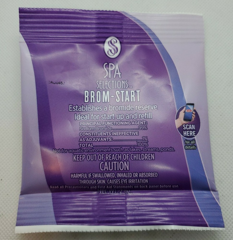 LOT OF 2 Spa Selections Brom-Start 2 oz each