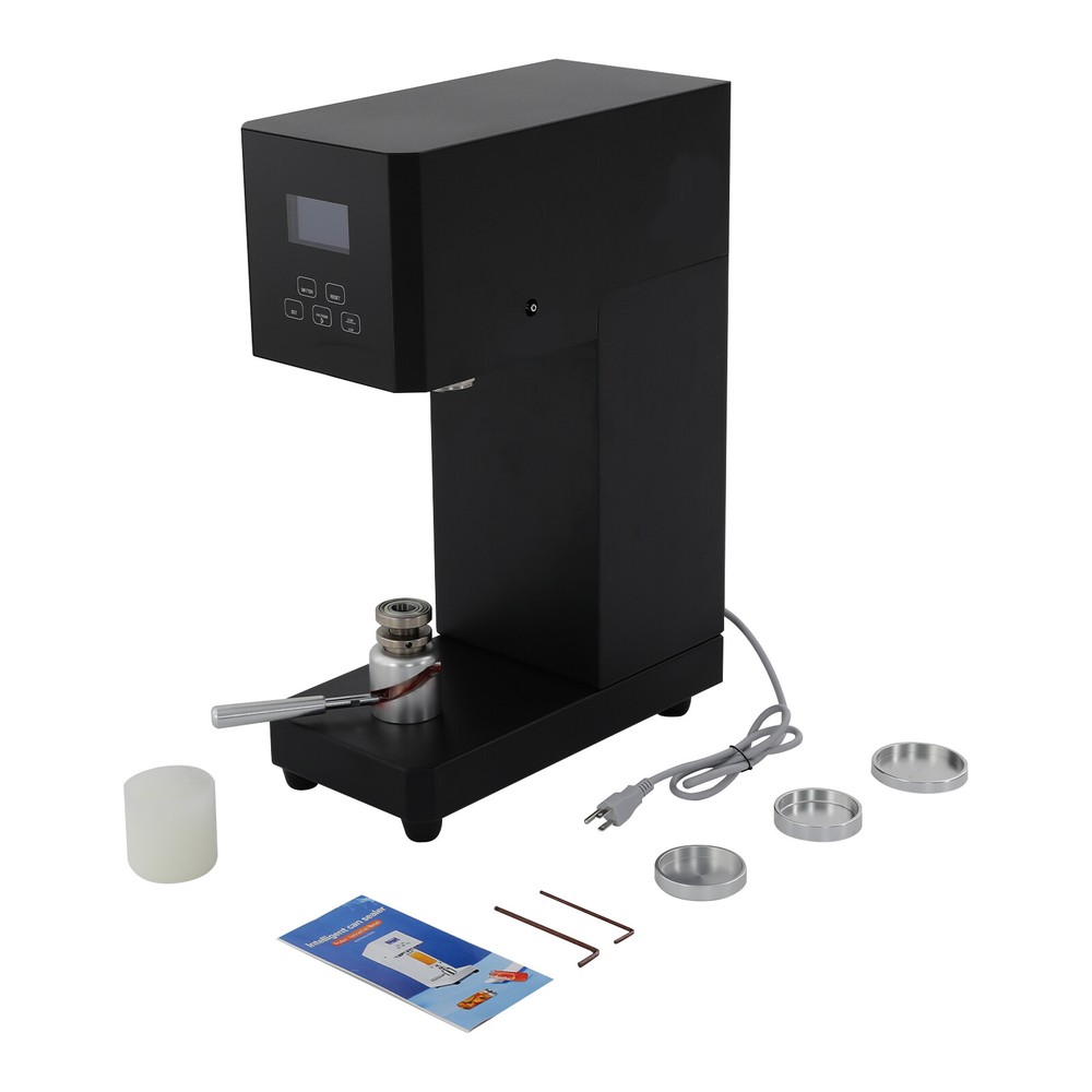 Semi Automatic Can Sealing Machine Pop Cola Can Sealer Container Plastic Bottles