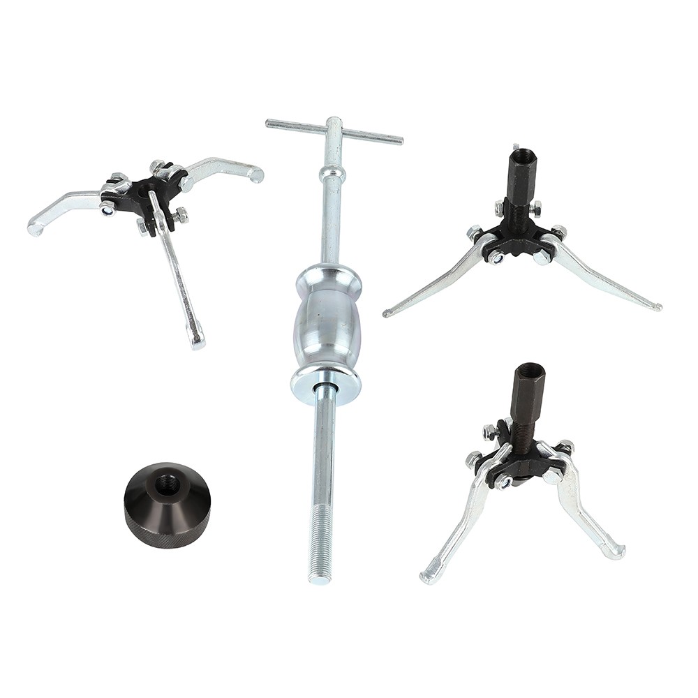 3 Jaw Gear bearing Slide Hammer Puller Set Internal External Puller tool kits