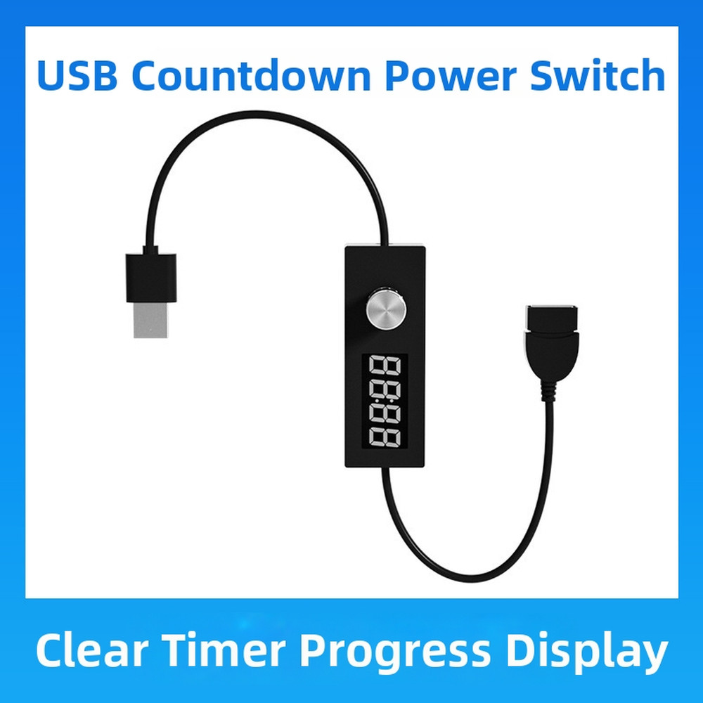 USB Power-off Switch For Fish Tanks Digital Display Screen 5V Input/output