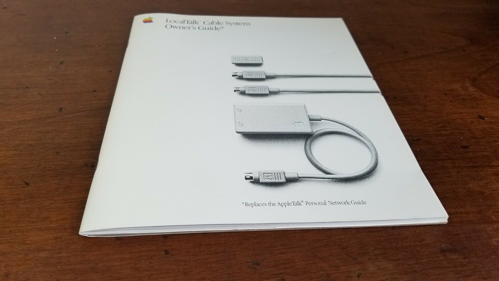 Vintage Mac LocalTalk Cable System Owner's Manual