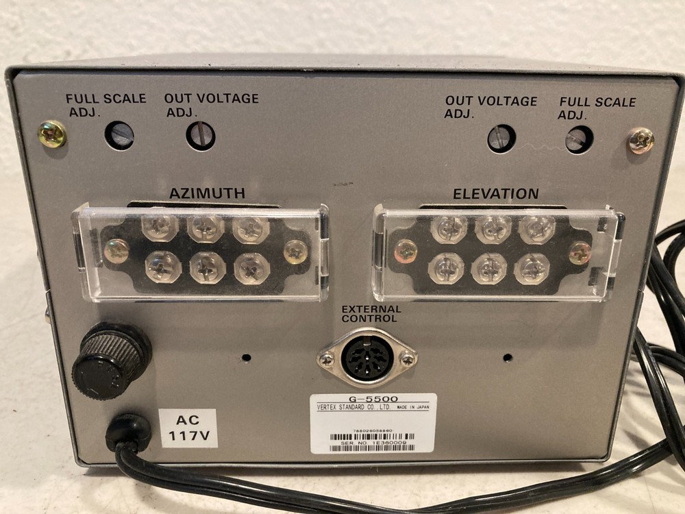 Yaesu controller G-5500 Elevation - Azimuth Dual Controller
