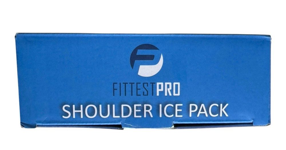 Fittest Pro Shoulder Ice Pack Wrap - One Size - Black