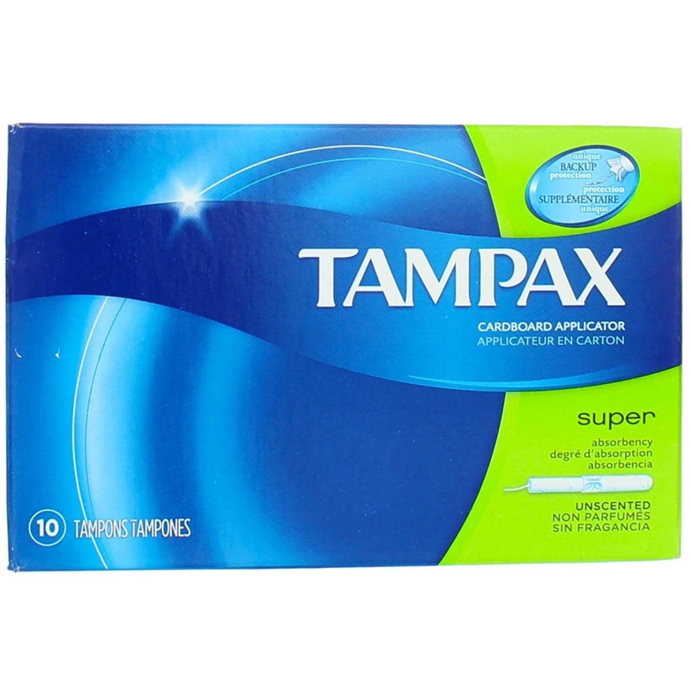 TAMPAX SUPER FLUSH APPL 10