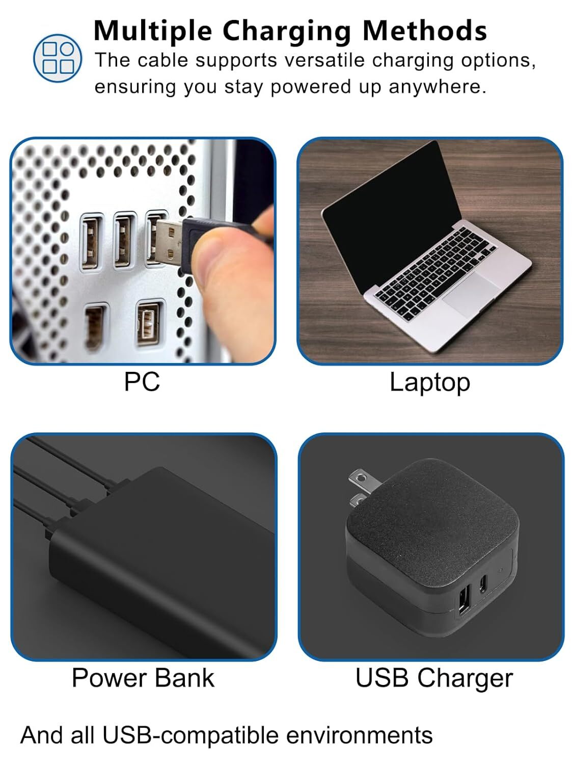 for Minn Kota i-Pilot Link Remote Control USB Charger Charging Cable 1866460