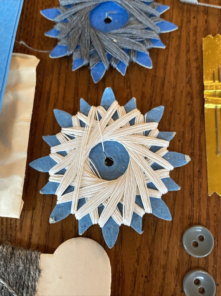 Vtg Army Military Sewing Uniform Repair Kit Made In Germany Thread Needle Button