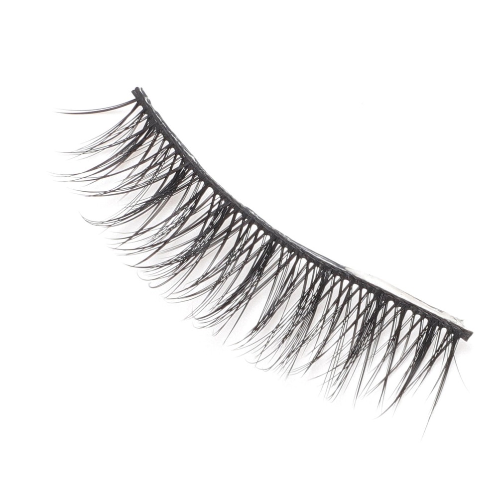 Natural False Eyelashes for Makeup Black B95 5 Pair