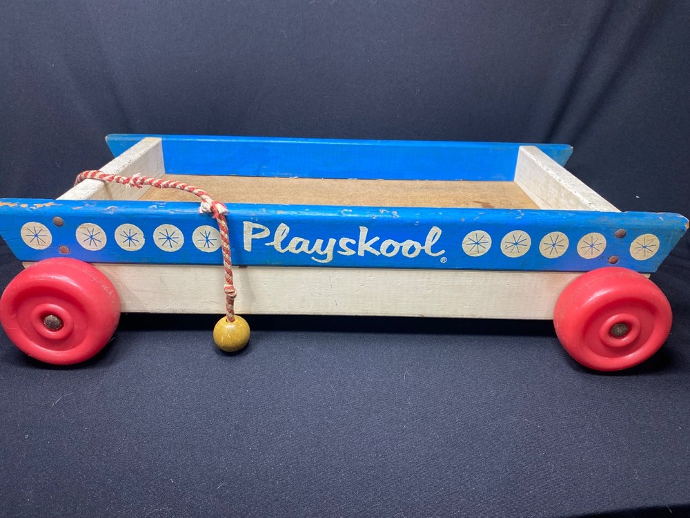 Vintage Playskool Wagon Pull Toy